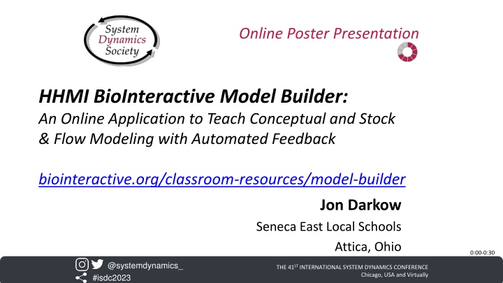 online poster presentation n.w