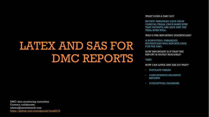 what does a dmc do n.w