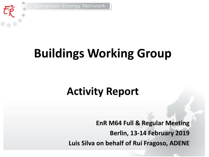 buildings working group n.w