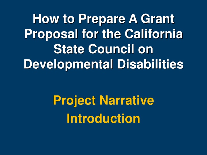 how to prepare a grant proposal n.w