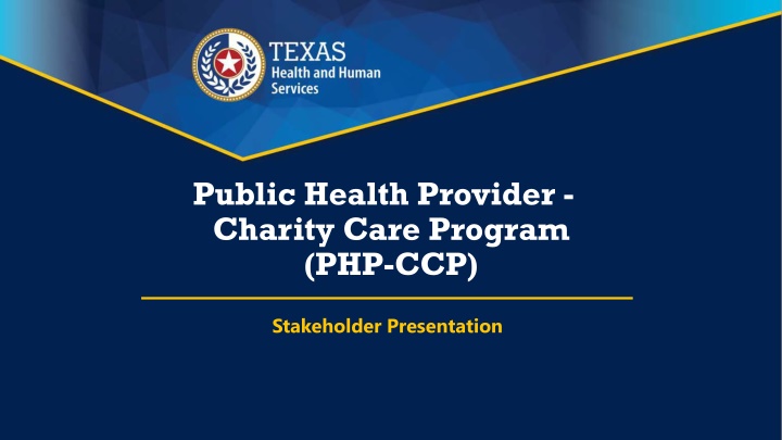 public health provider charity care program n.w