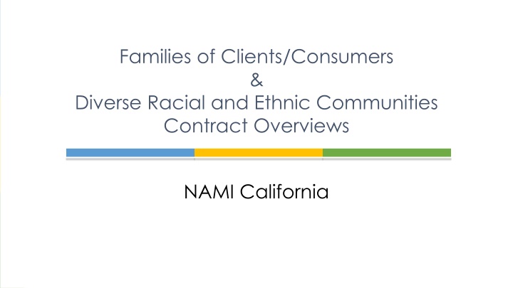 families of clients consumers diverse racial n.w