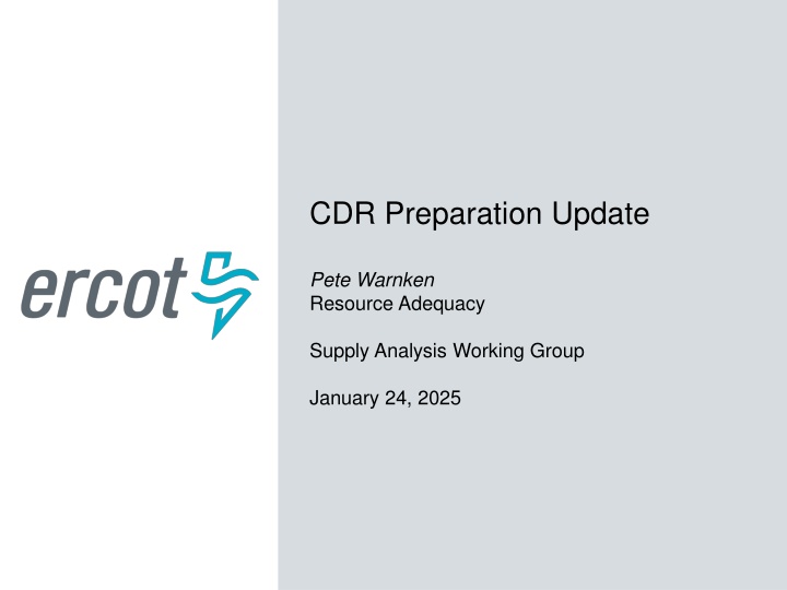 cdr preparation update n.w