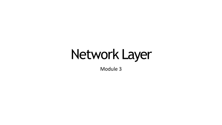 network layer n.w