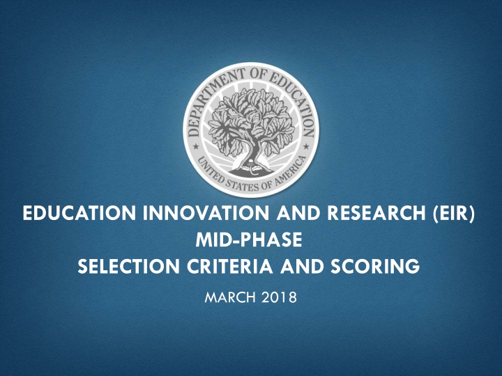education innovation and research eir mid phase n.w
