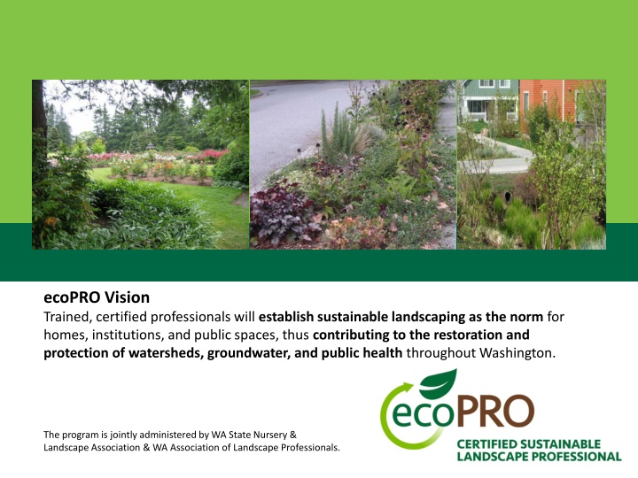ecopro vision trained certified professionals n.w