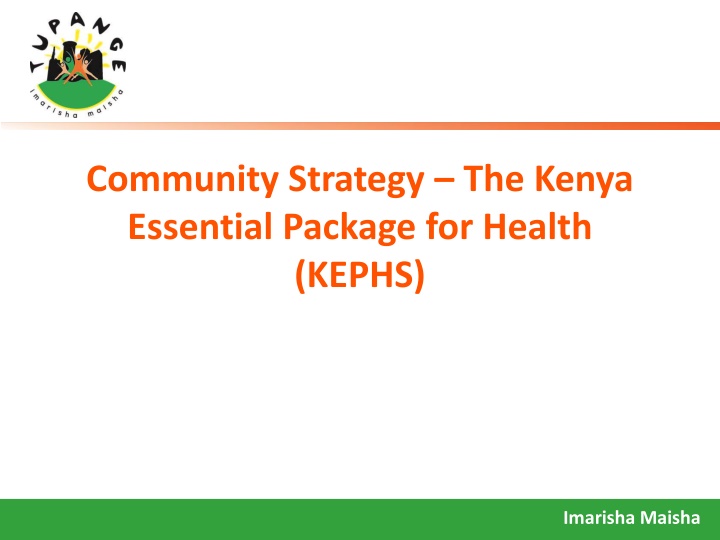 community strategy the kenya essential package n.w