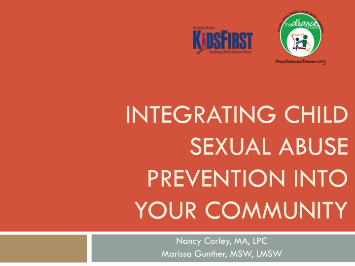 integrating child sexual abuse prevention into n.w