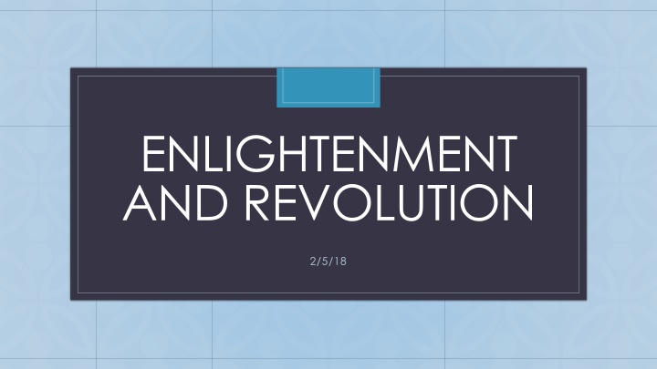 enlightenment and revolution n.w