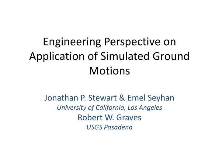 engineering perspective on application n.w