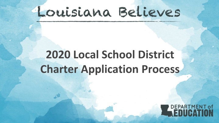 2020 local school district charter application n.w