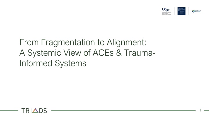 from fragmentation to alignment a systemic view n.w