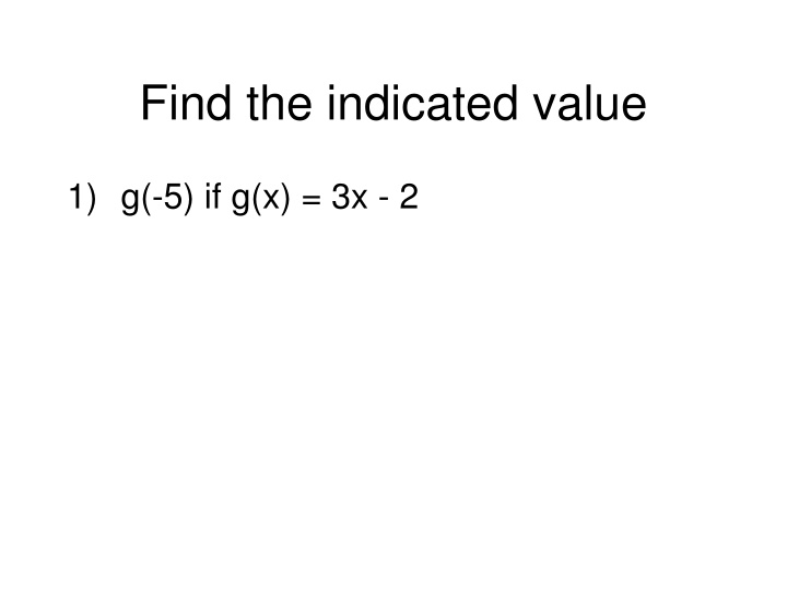 find the indicated value n.w