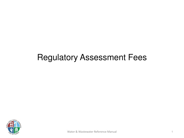 regulatory assessment fees n.w