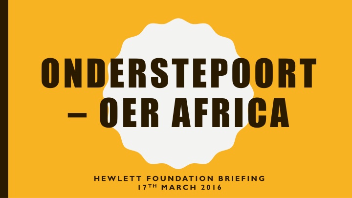 onderstepoort oer africa n.w