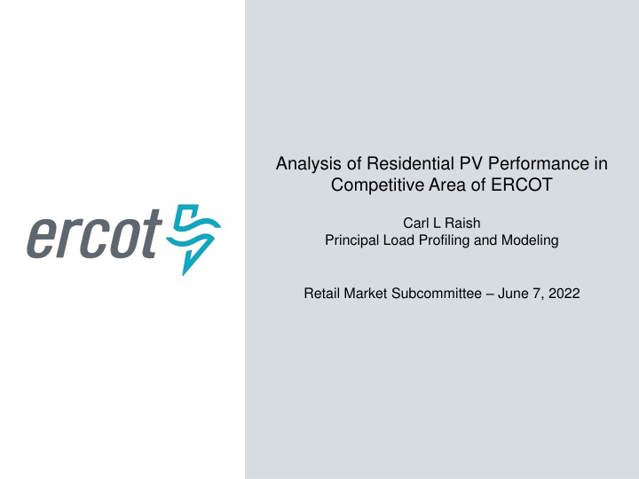 analysis of residential pv performance n.w