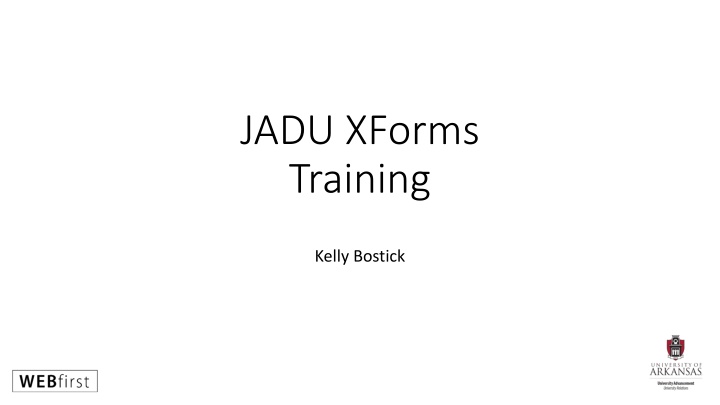 jadu xforms training n.w