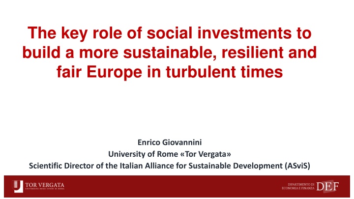 the key role of social investments to build n.w
