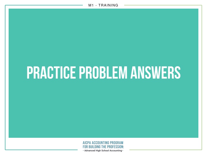 m1 training n.w