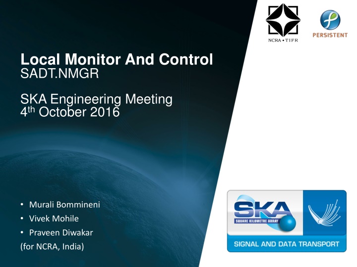 local monitor and control sadt nmgr n.w