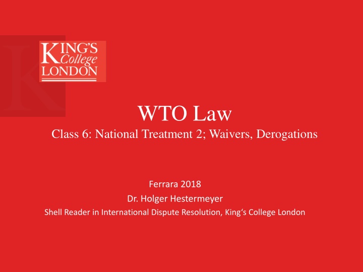 wto law n.w