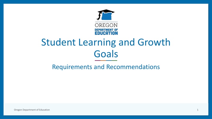 student learning and growth goals n.w