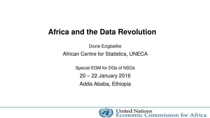 africa and the data revolution n.w