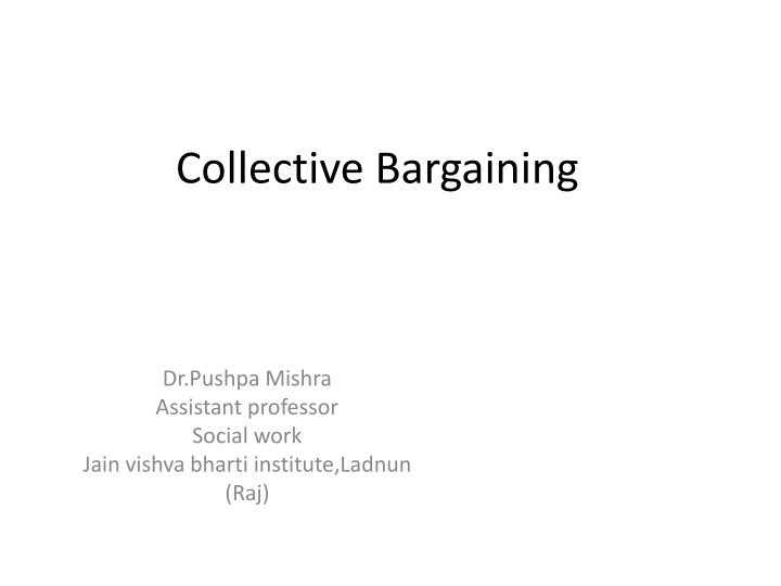collective bargaining n.w