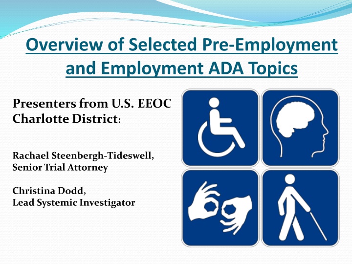 overview of selected pre employment n.w