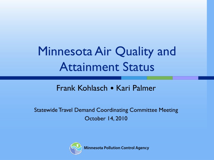 minnesota air quality and attainment status n.w