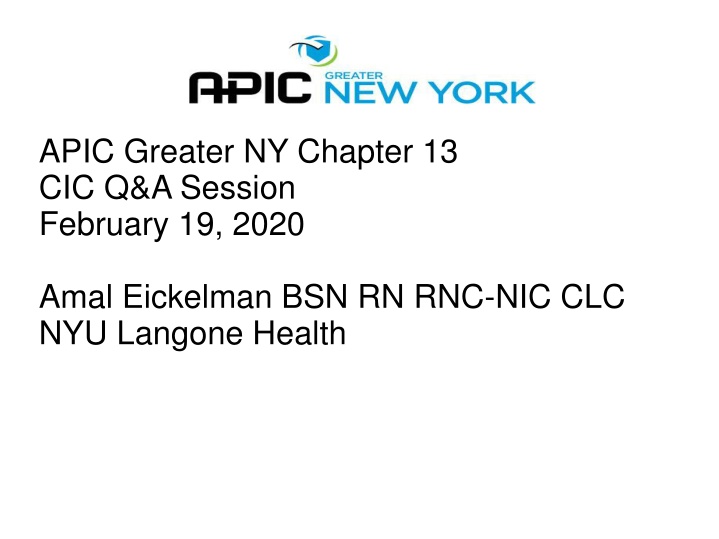 apic greater ny chapter 13 cic q a session n.w