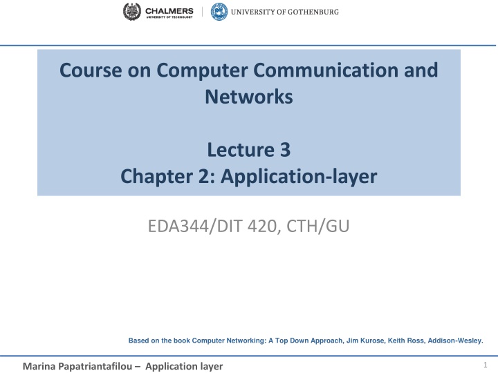 course on computer communication and networks n.w