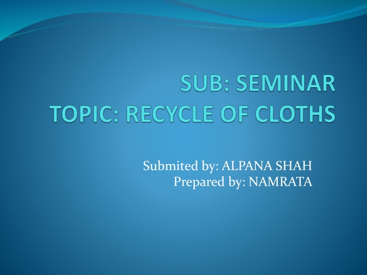 submited by alpana shah prepared by namrata n.w