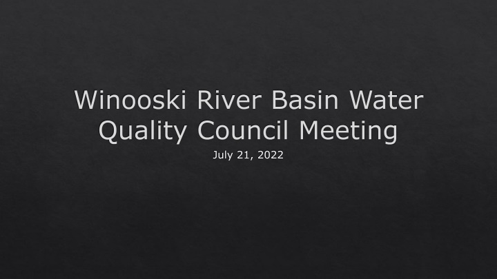winooski river basin water quality council n.w