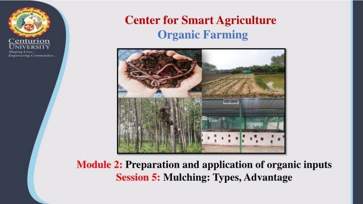 center for smart agriculture organic farming n.w