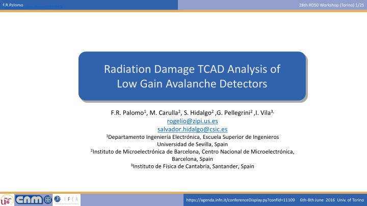f r palomo https indico cern ch event 339943 n.w