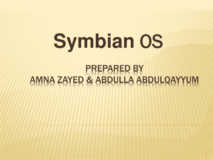 symbian os n.w