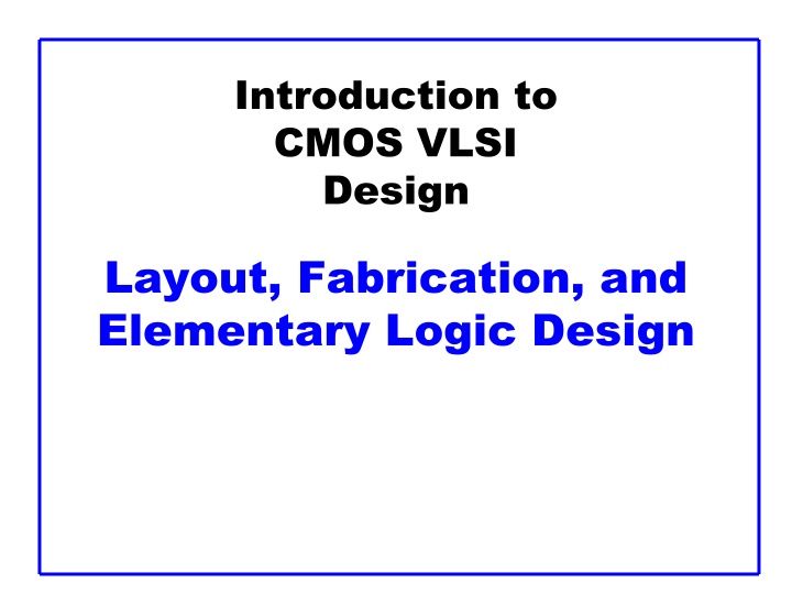 introduction to cmos vlsi design n.w