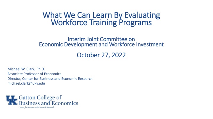 what we can learn by evaluating what we can learn n.w