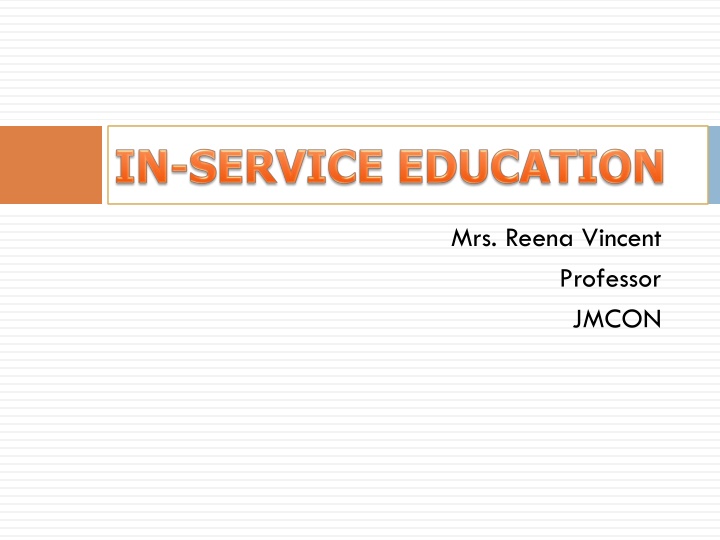 mrs reena vincent professor n.w