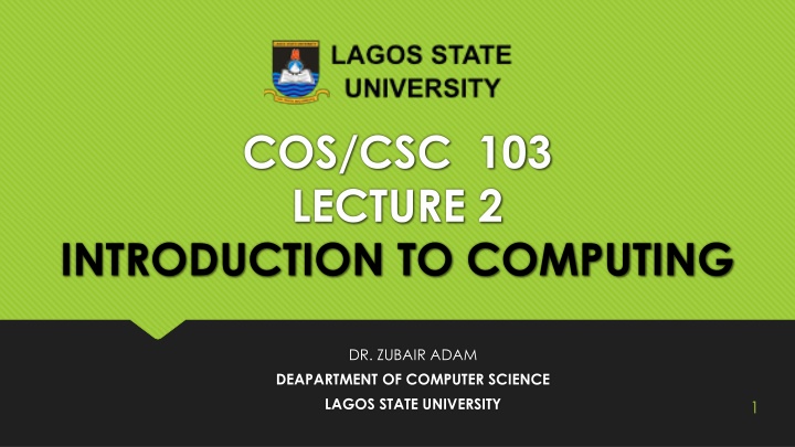 cos csc 103 lecture 2 n.w