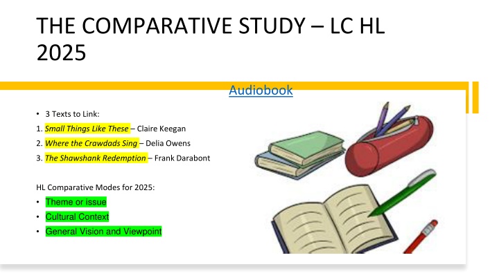 the comparative study lc hl 2025 n.w