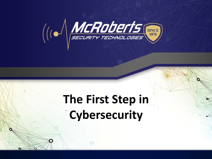 the first step in cybersecurity n.w
