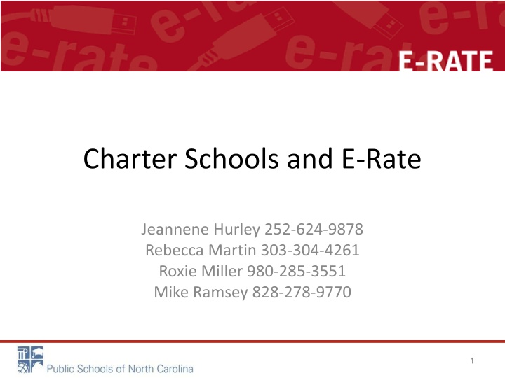 charter schools and e rate n.w