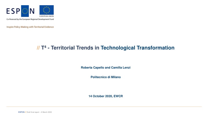 Territorial Trends in Technological Transformation