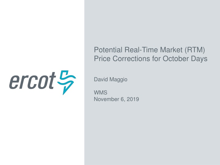 potential real time market rtm price corrections n.w