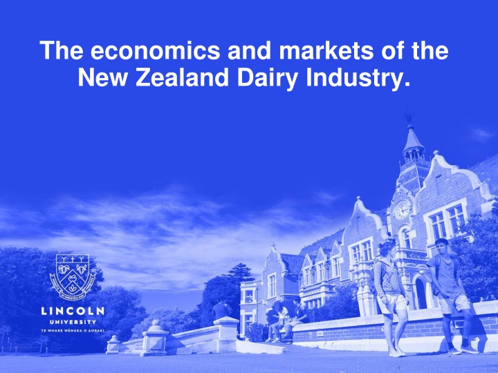 the economics and markets of the new zealand n.w