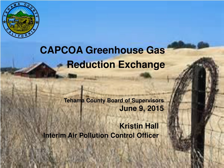 capcoa greenhouse gas reduction exchange n.w