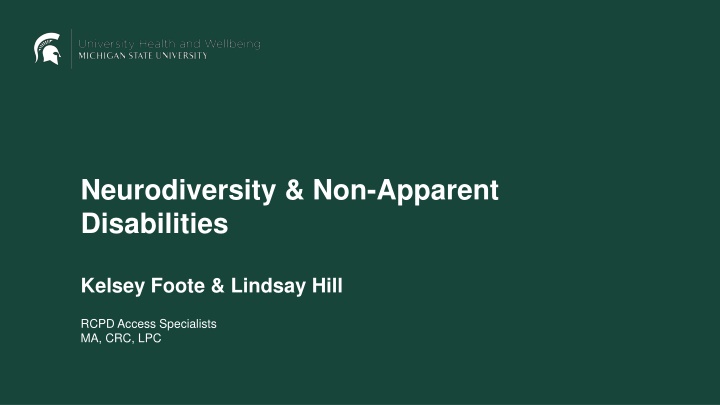 neurodiversity non apparent disabilities n.w