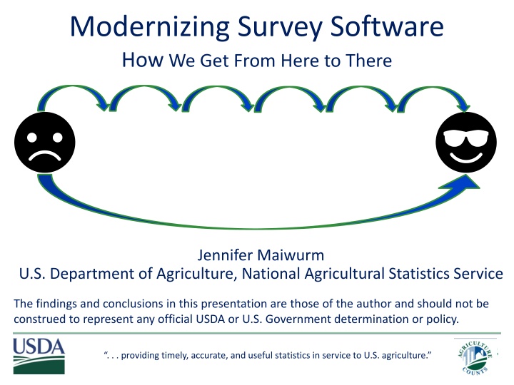 modernizing survey software how we get from here n.w